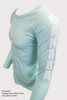 Seagrass Green White Shark - Long Sleeve Ladies - Side view