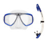 Scubapro Zoom Mask & Spectra Dry Snorkel Set - With Vision Correction Lenses - Blue
