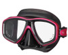 Diving/Snorkeling Mask with Custom Prescription Lenses - BIFOCAL 28mm - Black/Pink