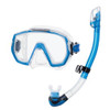 Tusa Freedom Elite Mask & Dry Snorkel Set - Fishtail Blue