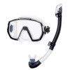 Tusa Freedom Elite Mask & Dry Snorkel Set - Black