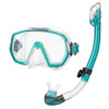 Tusa Freedom Elite Mask & Dry Snorkel Set - Teal