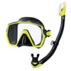 Tusa Freedom HD Mask & Dry Snorkel Set - Black/Yellow