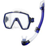 Tusa Freedom HD Mask & Dry Snorkel Set - Blue