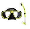 Saekodive Moray Mask & Energy Dry Snorkel Set - Black/Yellow