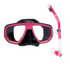 Saekodive Moray Mask & Energy Dry Snorkel Set - Black/Pink