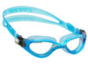 Cressi Flash Swim Goggles - Teal, Clear Lens