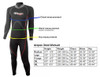 Aropec 3mm Wetsuit - Men's Size Chart