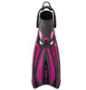 Tusa Solla Fins with Spring Straps - Pink/Black