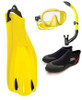Scubapro Ghost &  Semi-dry Snorkel Travel Package - Yellow