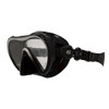 Genesis Realm Dive Mask -  Black/Black side view