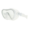 Genesis Realm Dive Mask - White side view