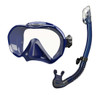 Tusa Zensee Mask & Hyperdry Snorkel - Indigo Blue