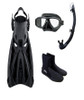 Tusa Ceos Diving Package - Black / Black