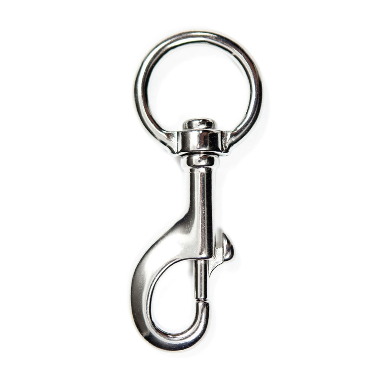 Dog Clip Large Ring Stainless Steel