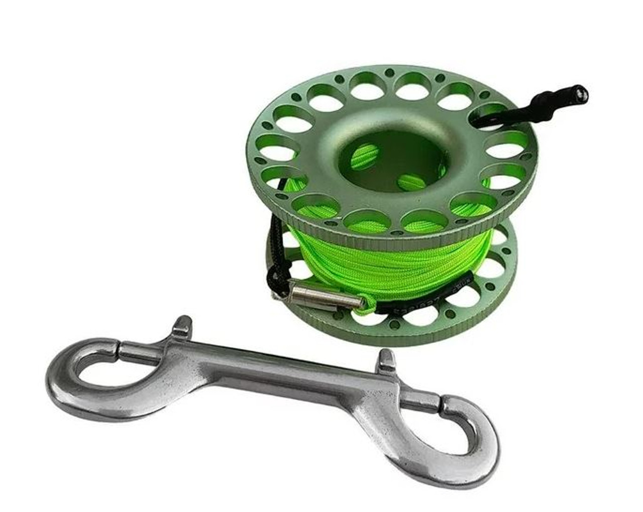Diving Reels, Dive Reel 8 Round Holes Fluorescent Green Line For