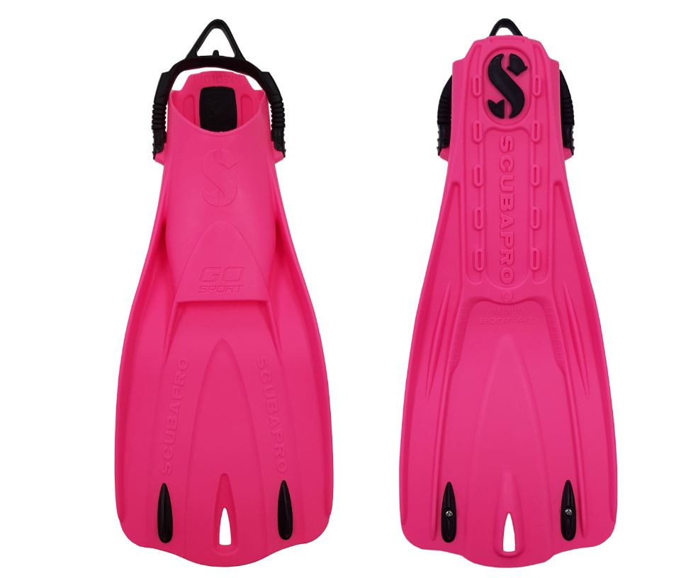 Scubapro GO Fin Sport, Nero, XL Kit Di Regolatore Per Immersioni In Acqua Fredda Unisex 754004