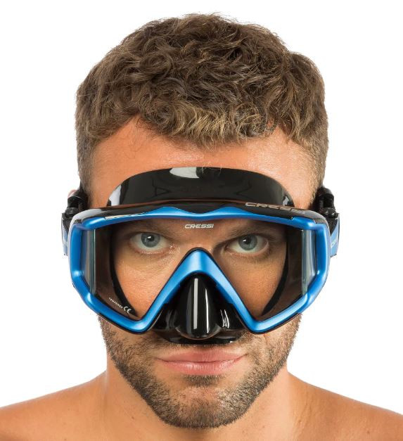 Cressi Máscara Liberty Triside Rojo Comprar Y Ofertas De Buceo En Gidive Store