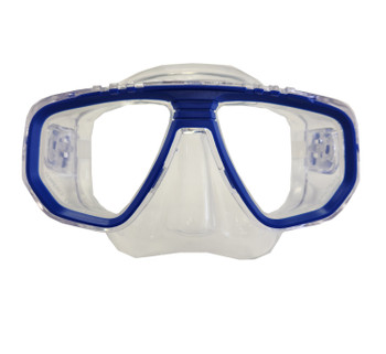 Diving & snorkeling mask with custom prescription lenses - single vision