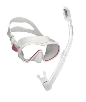 Cressi F-Dual / Supernova Snorkeling Set - Pink