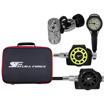 Scuba Force Black Devil Yoke Regulators - Rec Set II