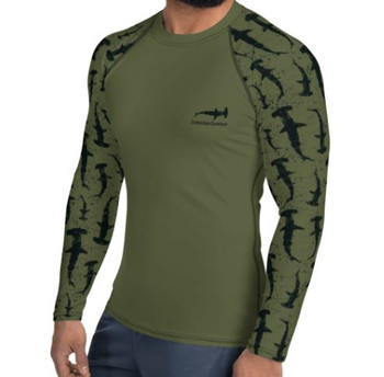 Rashguard - Hammerhead Sleeve - Men's - Green