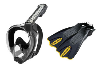 Cressi Baron/Palau Package - Black