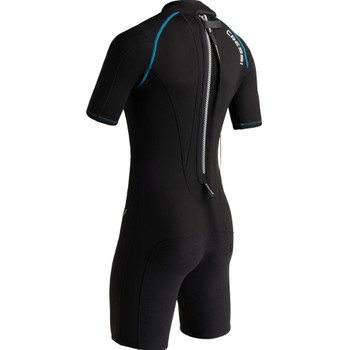 Cressi Baula Ladies 2.5mm Shorty Wetsuit - backzip