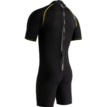 Cressi Baula Mens 2.5mm Shorty Wetsuit - backzip