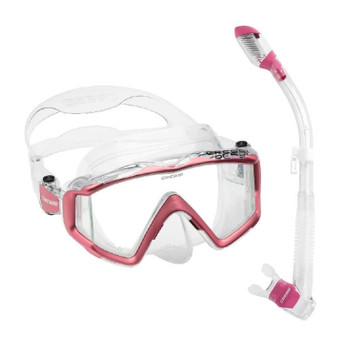 Cressi Liberty Tri-Side / Supernova Snorkeling Set - Pink