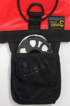 Dive Alert 70" Surface Marker Buoy with built in pocket for finger reel