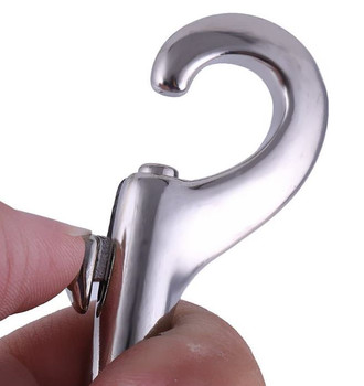 Stainless Steel Double End Dog Clip - Easy One-Hand 