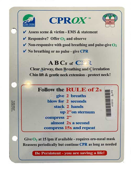 CPR Reference Slate - front