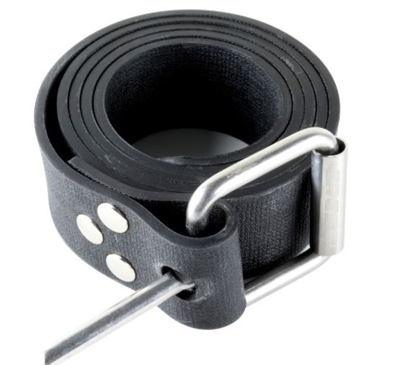 Marseillaise Rubber Weight Belt - Black