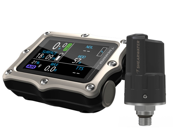 Shearwater Perdix 3 Dive Computer w/ Swift Transmitter - Silver