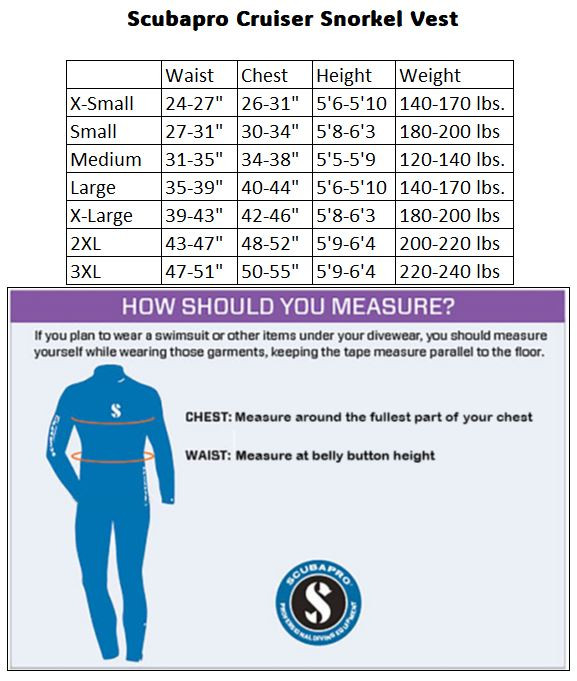 Cruiser Snorkeling Vest Scuba Gear Canada