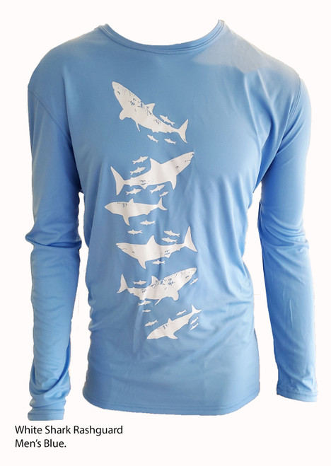 Rashguard - Navy Bull Shark - Long Sleeve Ladies
