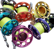 Finger Reel Aluminum 50ft