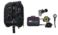 Scuba Force Black Devil CTX BCD & Regulators Package - Black