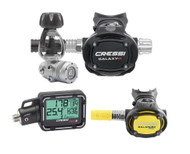 Cressi T10-SC Cromo / Galaxy-R / Octo / Digi2 Regulator Package