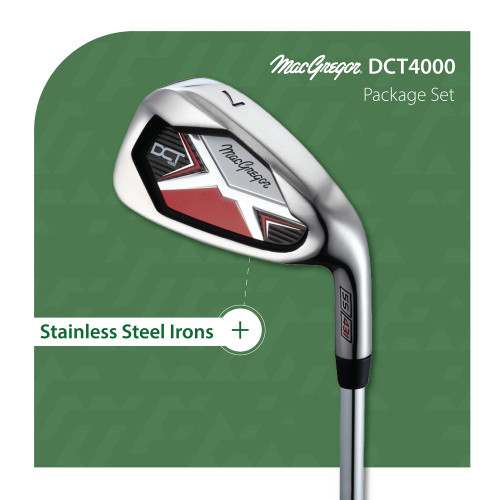 DCT4000 Golf Clubs Set with Bag, Mens Left Hand (6 Clubs / 9 Pieces)