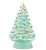 Kaufen Sie 2 und erhalten Sie 2 gratis – Nostalgischer Weihnachtsbaum aus Keramik mit LED-Lichtern