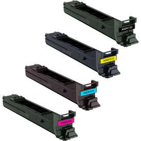 Konica-Minolta TN-318 series laser toner cartridges black and color set