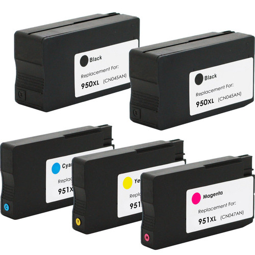 Acaves 950XL 951XL Combo Replacement for HP Ink cartridges Pack