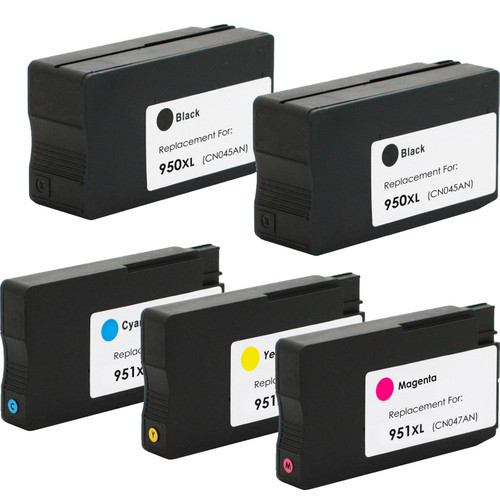 HP 950XL 951XL Compatible Ink Cartridge 8-Piece Combo Pack