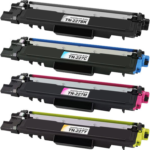 Compatible Brother TN227 Toner Cartridge Sale | 4-Pack | Save 60%