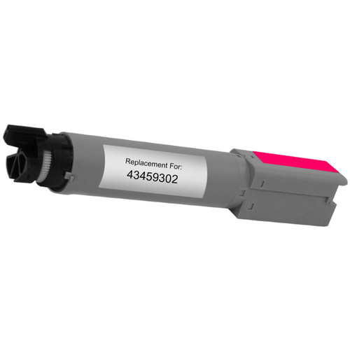 Compatible replacement for Okidata 43459302 magenta laser toner cartridge