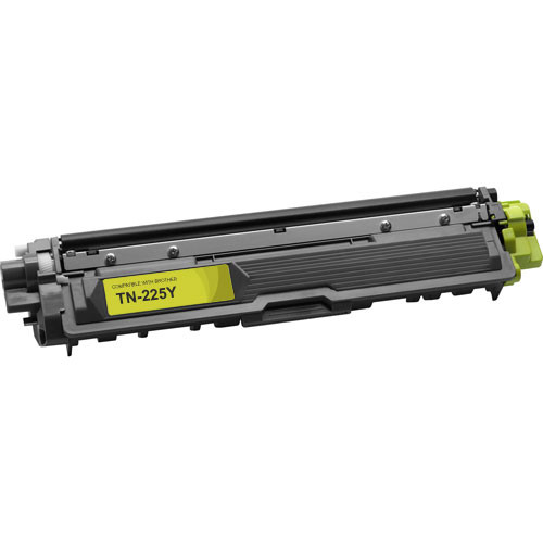 Compatible replacement for Brother TN225Y yellow laser toner cartridge