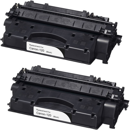 Twin Pack - Compatible replacement for Canon 120 (2617B001AA) black laser toner cartridge