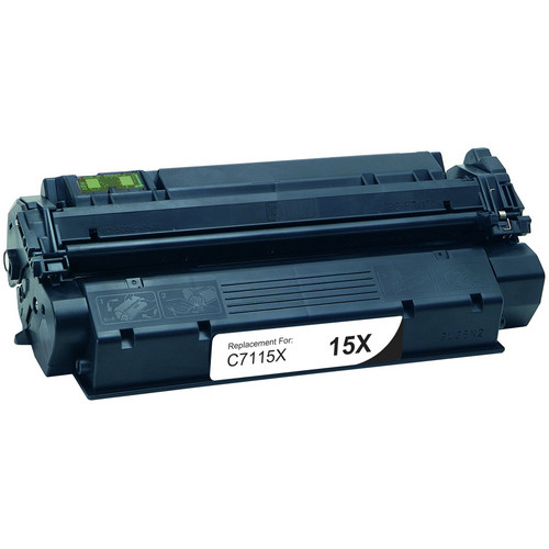 Remanufactured replacement for HP 15X (C7115X) black laser toner cartridge